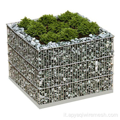 Mesh filo di gabion esagonale rivestito in PVC